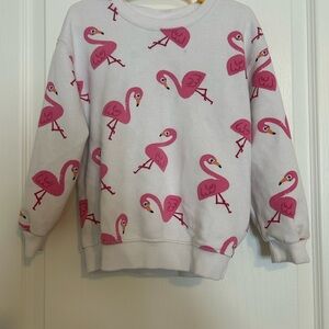 Zara Pink Flamingo Kids Sweater